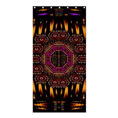 A Flaming Star Is Born On The  Metal Sky Shower Curtain 36  X 72  (stall)  by pepitasart