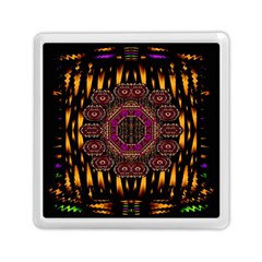 A Flaming Star Is Born On The  Metal Sky Memory Card Reader (square)  by pepitasart