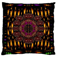 A Flaming Star Is Born On The  Metal Sky Large Cushion Case (two Sides) by pepitasart