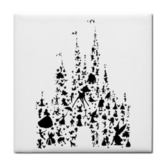 Happiest Castle On Earth Tile Coasters by SandiTyche