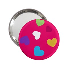 Valentine s Day Pattern 2.25  Handbag Mirrors