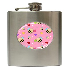 Bee Mine Valentine Hip Flask (6 Oz) by Bigfootshirtshop