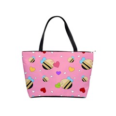 Bee Mine Valentine Shoulder Handbags by Bigfootshirtshop