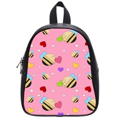 Bee Mine Valentine School Bag (small) by Bigfootshirtshop