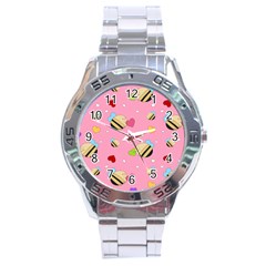 Bee Mine Valentine Stainless Steel Analogue Watch by Bigfootshirtshop