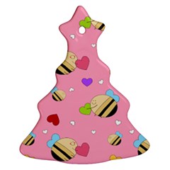 Bee Mine Valentine Ornament (christmas Tree)  by Bigfootshirtshop