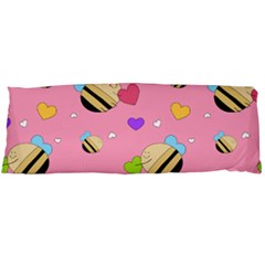 Bee Mine Valentine Body Pillow Case (dakimakura) by Bigfootshirtshop