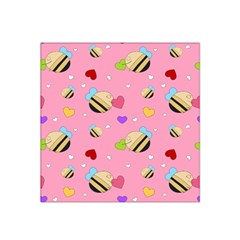 Bee Mine Valentine Satin Bandana Scarf by Bigfootshirtshop