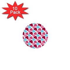 Bold Valentine Heart 1  Mini Buttons (10 Pack)  by Bigfootshirtshop