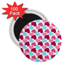 Bold Valentine Heart 2 25  Magnets (100 Pack)  by Bigfootshirtshop