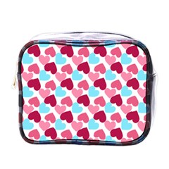 Bold Valentine Heart Mini Toiletries Bags by Bigfootshirtshop