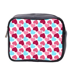 Bold Valentine Heart Mini Toiletries Bag 2-side by Bigfootshirtshop