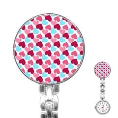 Bold Valentine Heart Stainless Steel Nurses Watch by Bigfootshirtshop