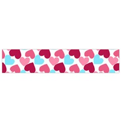 Bold Valentine Heart Small Flano Scarf by Bigfootshirtshop