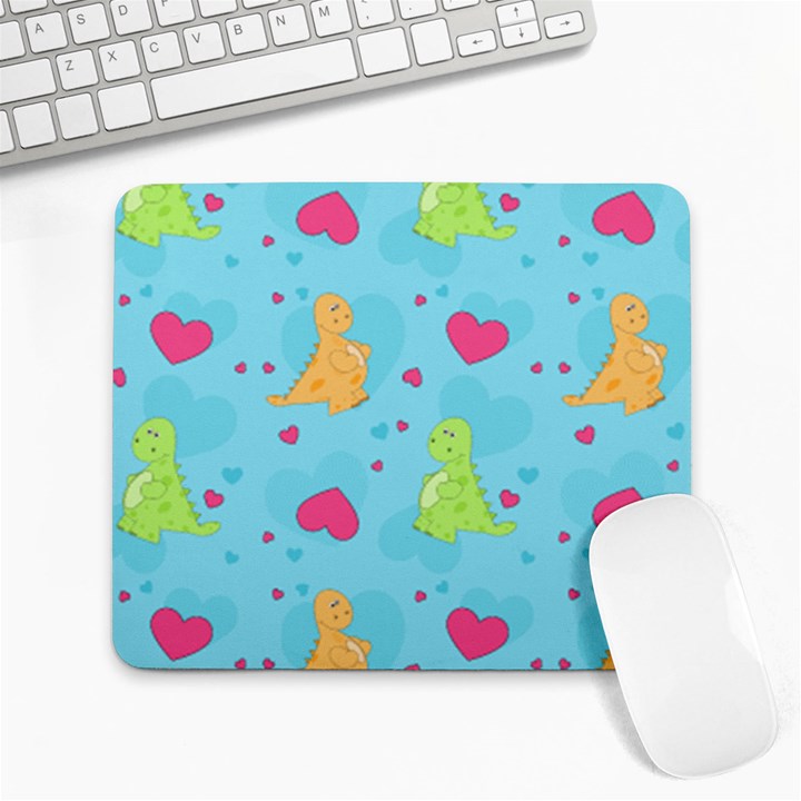 Dinosaur Love Pattern Large Mousepads