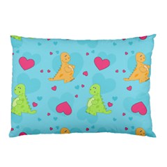 Dinosaur Love Pattern Pillow Case by Bigfootshirtshop