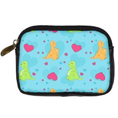 Dinosaur Love Pattern Digital Camera Cases by Bigfootshirtshop