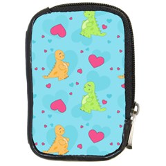 Dinosaur Love Pattern Compact Camera Cases by Bigfootshirtshop