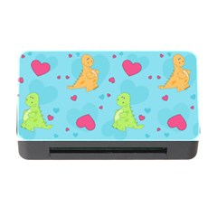 Dinosaur Love Pattern Memory Card Reader With Cf by Bigfootshirtshop