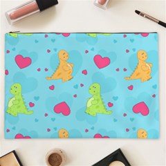 Dinosaur Love Pattern Cosmetic Bag (xxl)  by Bigfootshirtshop