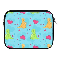 Dinosaur Love Pattern Apple Ipad 2/3/4 Zipper Cases by Bigfootshirtshop