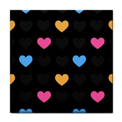 Emo Heart Pattern Tile Coasters by Bigfootshirtshop