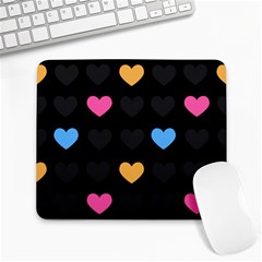 Emo Heart Pattern Large Mousepads by Bigfootshirtshop