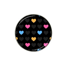 Emo Heart Pattern Hat Clip Ball Marker by Bigfootshirtshop