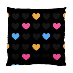 Emo Heart Pattern Standard Cushion Case (two Sides) by Bigfootshirtshop