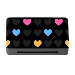 Emo Heart Pattern Memory Card Reader With Cf