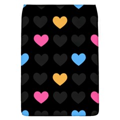 Emo Heart Pattern Flap Covers (l)  by Bigfootshirtshop