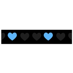 Emo Heart Pattern Small Flano Scarf by Bigfootshirtshop