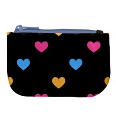 Emo Heart Pattern Large Coin Purse by Bigfootshirtshop