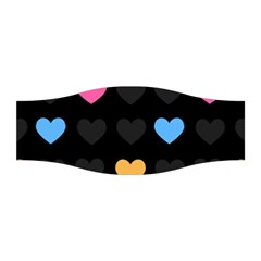 Emo Heart Pattern Stretchable Headband by Bigfootshirtshop