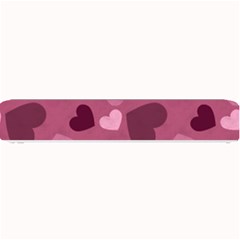 Mauve Valentine Heart Pattern Small Bar Mats