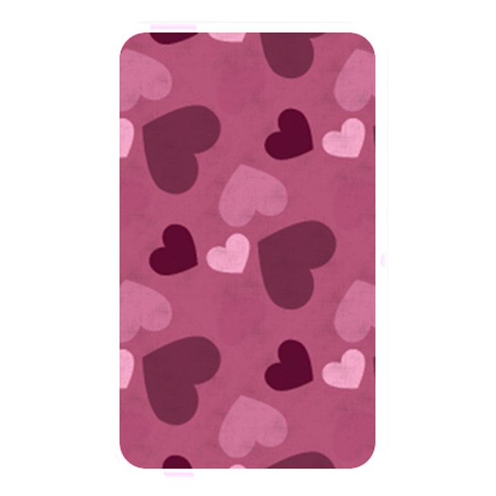 Mauve Valentine Heart Pattern Memory Card Reader