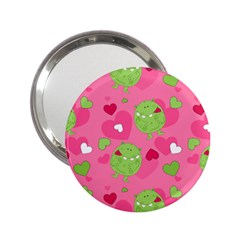 Monster Love Pattern 2 25  Handbag Mirrors by Bigfootshirtshop