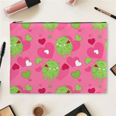 Monster Love Pattern Cosmetic Bag (xl) by Bigfootshirtshop