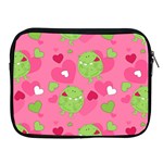 Monster Love Pattern Apple iPad 2/3/4 Zipper Cases Front