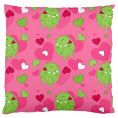 Monster Love Pattern Standard Flano Cushion Case (one Side) by Bigfootshirtshop