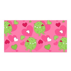 Monster Love Pattern Satin Wrap by Bigfootshirtshop