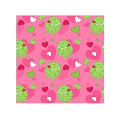 Monster Love Pattern Small Satin Scarf (square) by Bigfootshirtshop