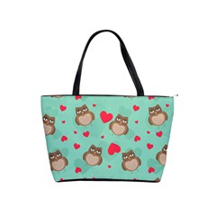 Owl Valentine s Day Pattern Shoulder Handbags by Bigfootshirtshop