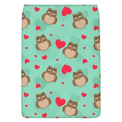 Owl Valentine s Day Pattern Flap Covers (l)  by Bigfootshirtshop