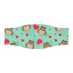 Owl Valentine s Day Pattern Stretchable Headband by Bigfootshirtshop