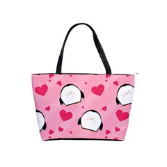 Penguin Love Pattern Shoulder Handbags by Bigfootshirtshop