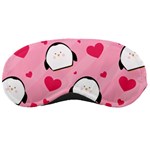 Penguin Love Pattern Sleeping Masks Front