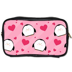 Penguin Love Pattern Toiletries Bags by Bigfootshirtshop