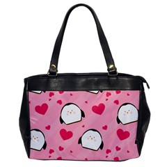 Penguin Love Pattern Office Handbags by Bigfootshirtshop