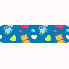 Robot Love Pattern Large Bar Mats